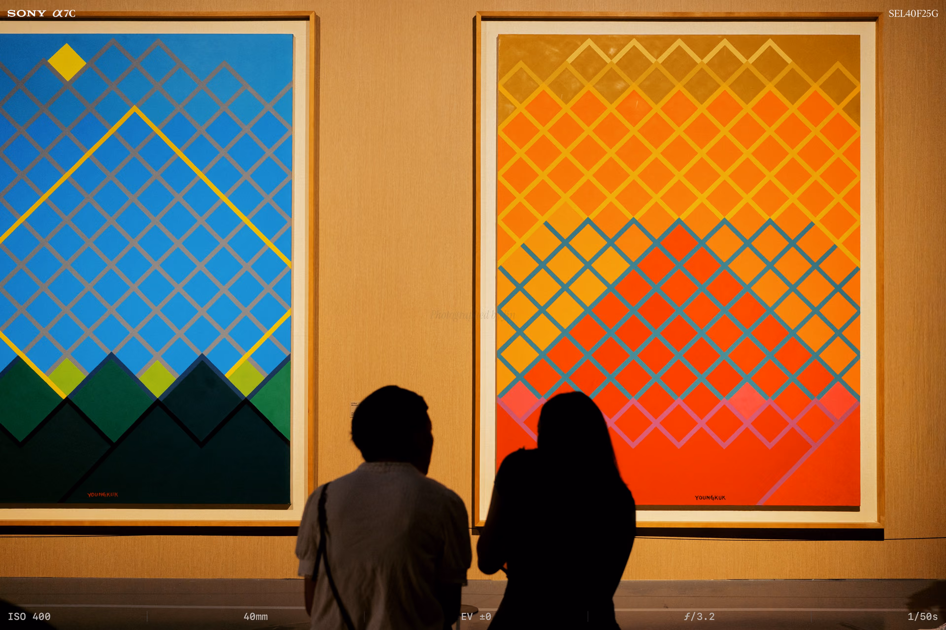 Two mountains made of lattice
